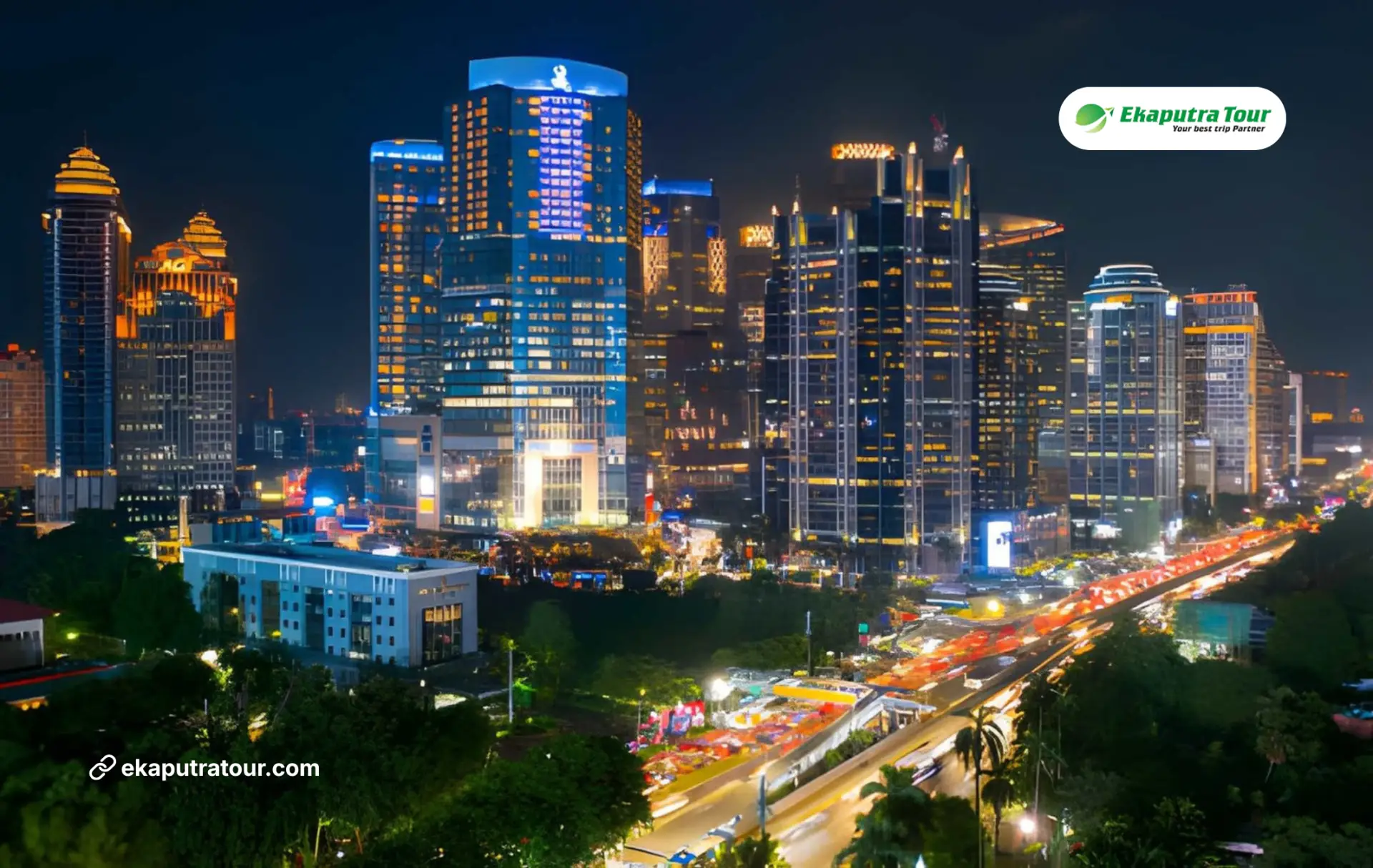 Jakarta Night Tour After Dinner: 3-Hour Easy Route