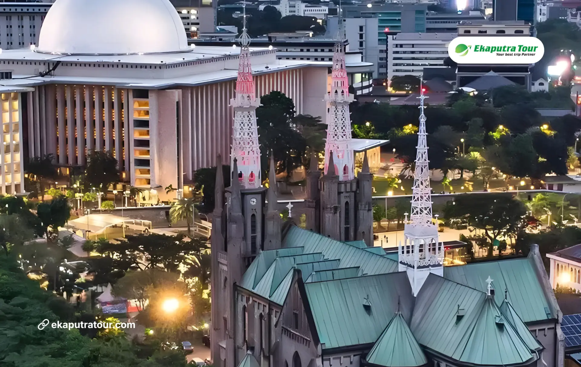 Religious Site Etiquette in Jakarta: Istiqlal Mosque and Cathedral